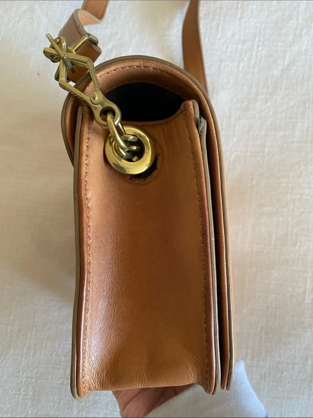Vintage 90’s Leather J Crew Bag